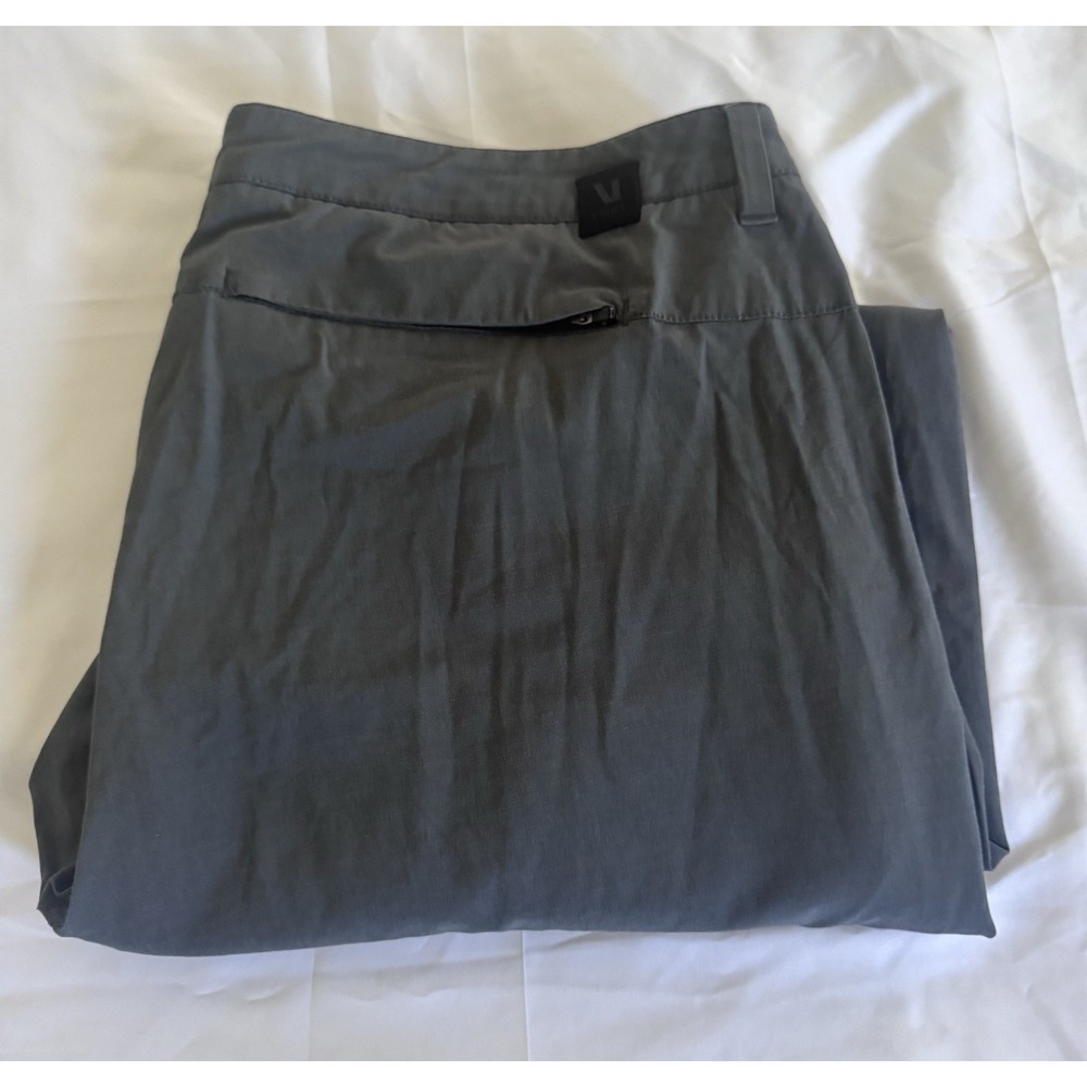 Vuori Mens Aim Pants Performance Stretch Travel Chino Zip Pocket V431 38/31